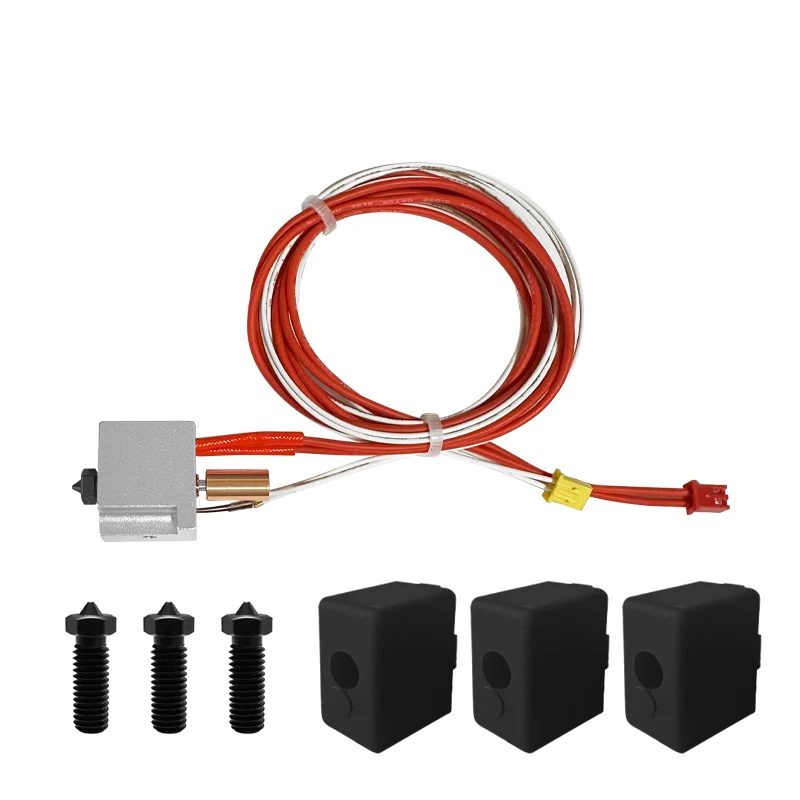FLSUN V400 Hot End Teil Drucker Kopf 0,2mm 0,4mm 0,6mm 0,8mm 1,0mm Düse Extruder hotend Heizung NTC V400 3D Drucker Zubehör – Detail 2