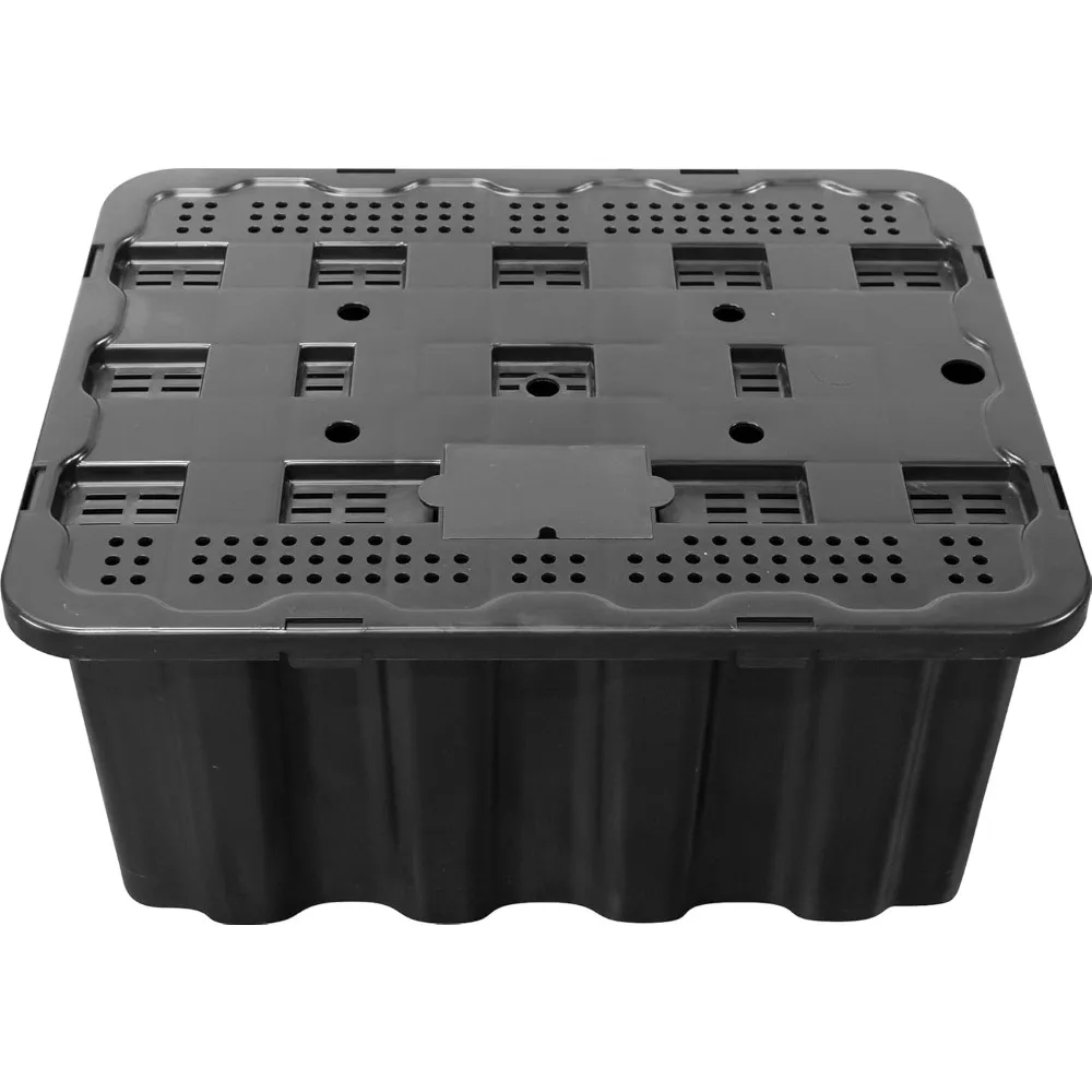

Tranquil Decor RBH29-29” Redi-Basin for Water Feature Vases, Statuary, or Bubbling Rock. Provides Support up to 300 lbs. Deeper