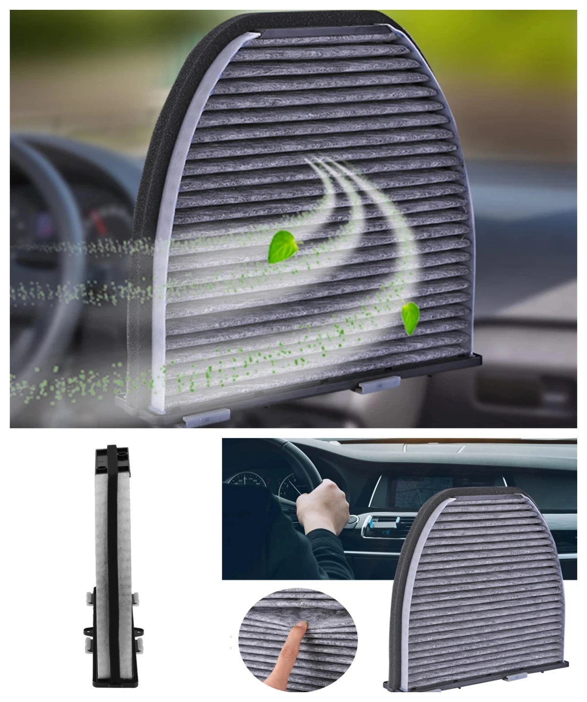

2128300318 Activated Carbon Cabin Air Filter For Mercedes-Benz W204 W212 C207