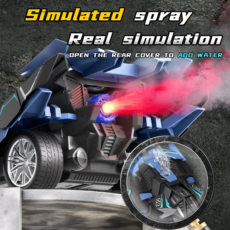 Samochód wyścigowy z napędem na cztery koła, szybki zdalnie sterowany samochód RC do driftu