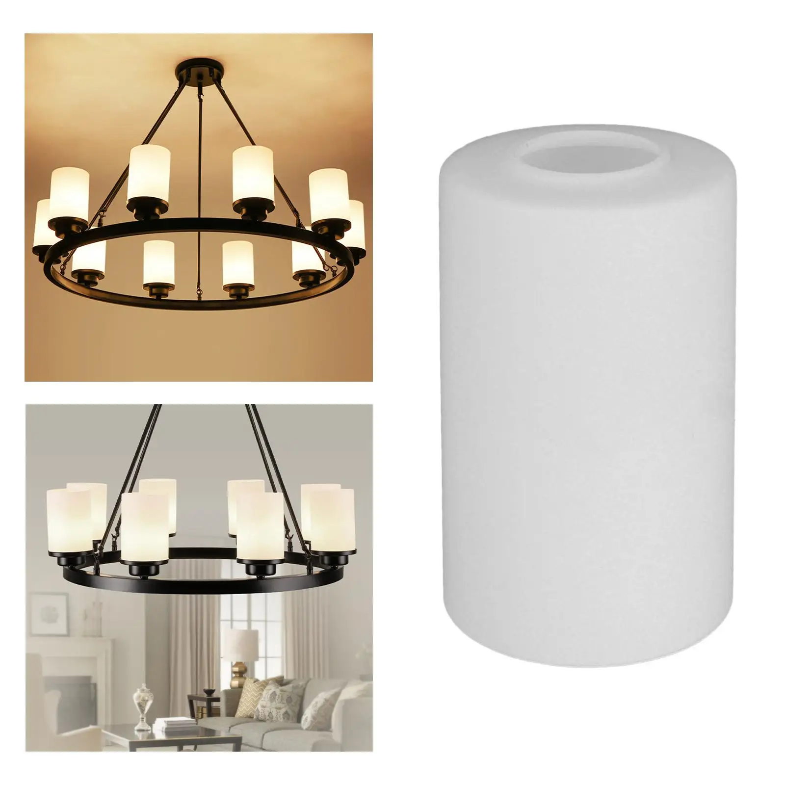 

Glass Lamp Shade Light Cover Lights Fixture Lampshade for Vanity Lighting