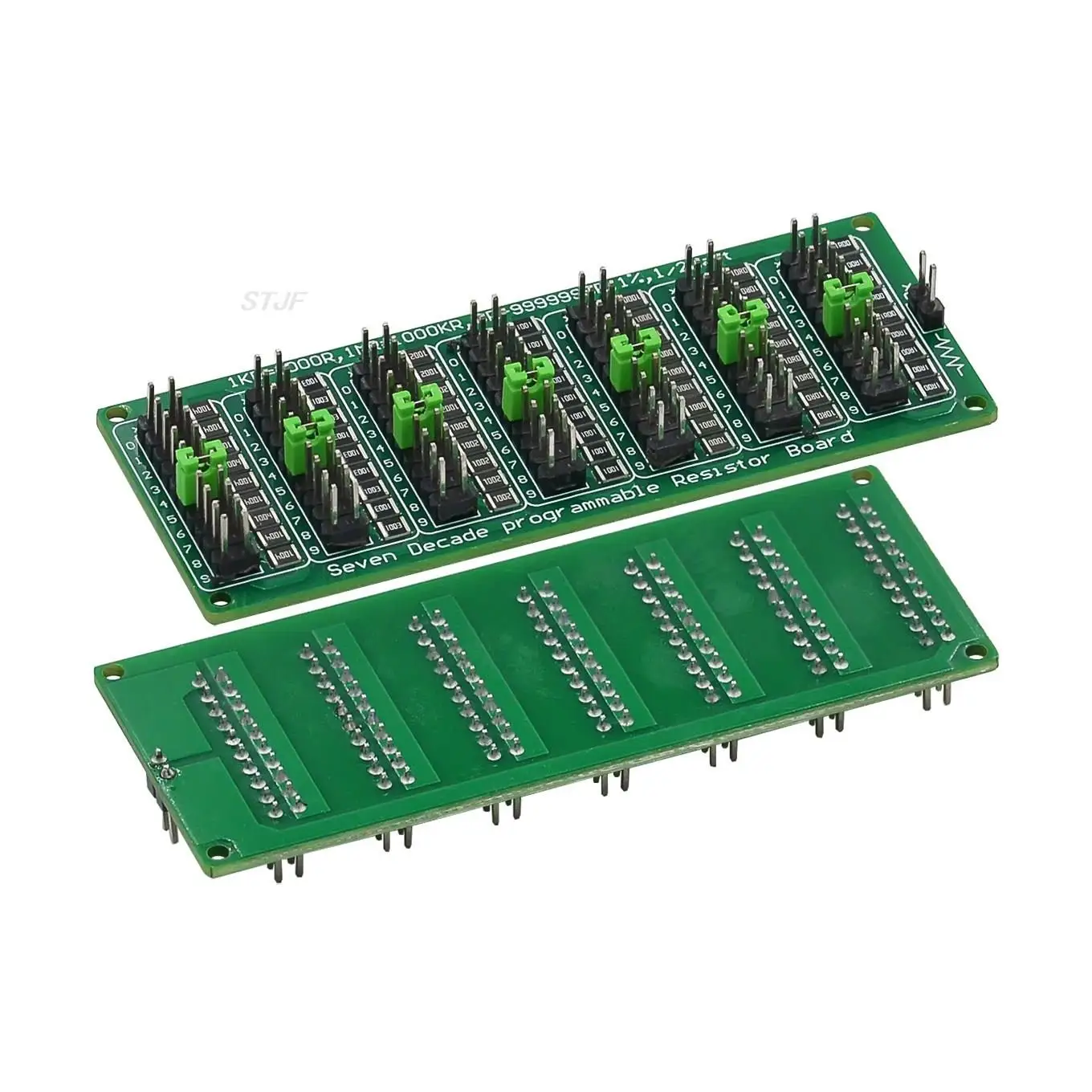 Scheda resistore programmabile a otto dieci anni 0.1R-muslimate 0.1-9.99999mr (0-10MS) precisione passo 0.1R 1/2 W modulo di resistenza SMD