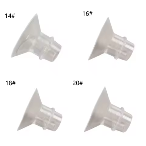 Efficient Silicone Breast Flange Adapter Convenient Breast Horn Converter Durable for Enhanced Milk Expression