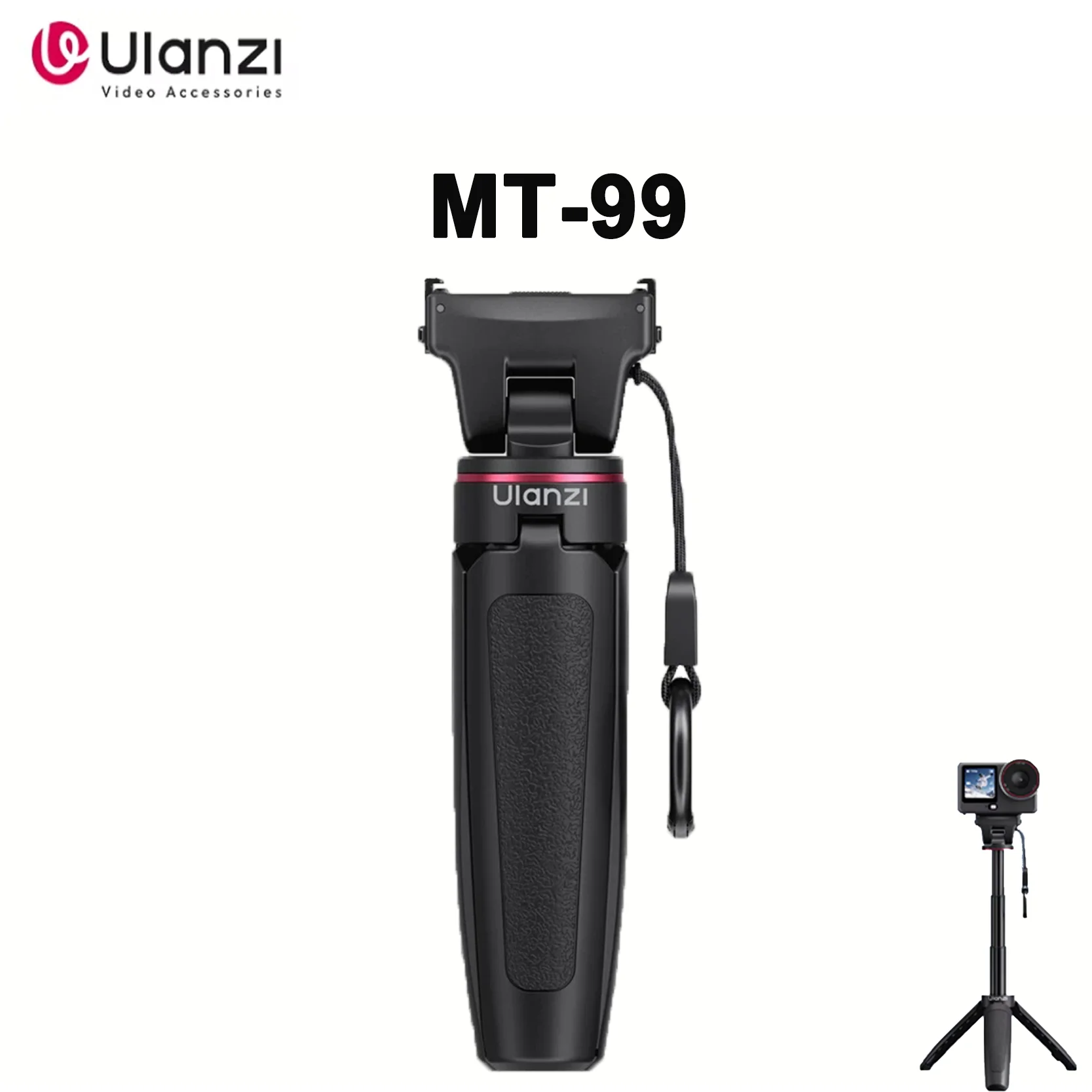 

Original Ulanzi MT99 Mini Tripod Selfie Stick Compatible With DJI Action 6 5 Pro 4 Nano Gopro Accessories