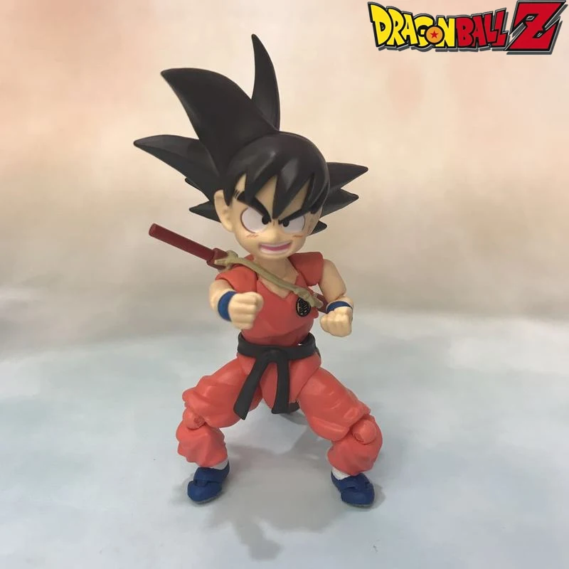 Dragon Ball Hot Bandai S.H.Figuarts Son Goku -Innocent Challenger- Ver. 10cm Pvc Shf Anime Action Figures Model Collection Toys