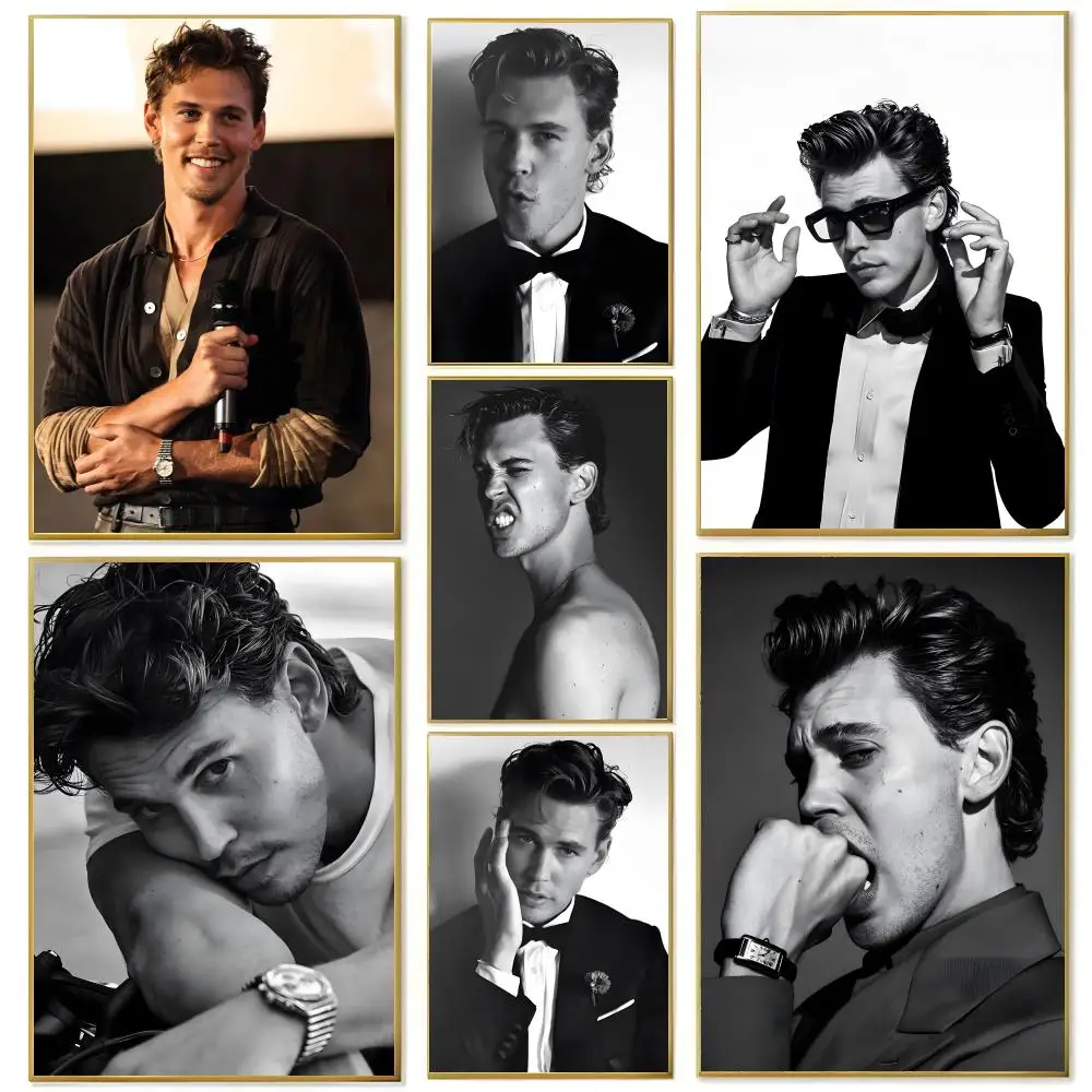 Actor  A-Austin B-Butler Poster Wall art print art suitable for living room bedroom bar parlor home decor gift