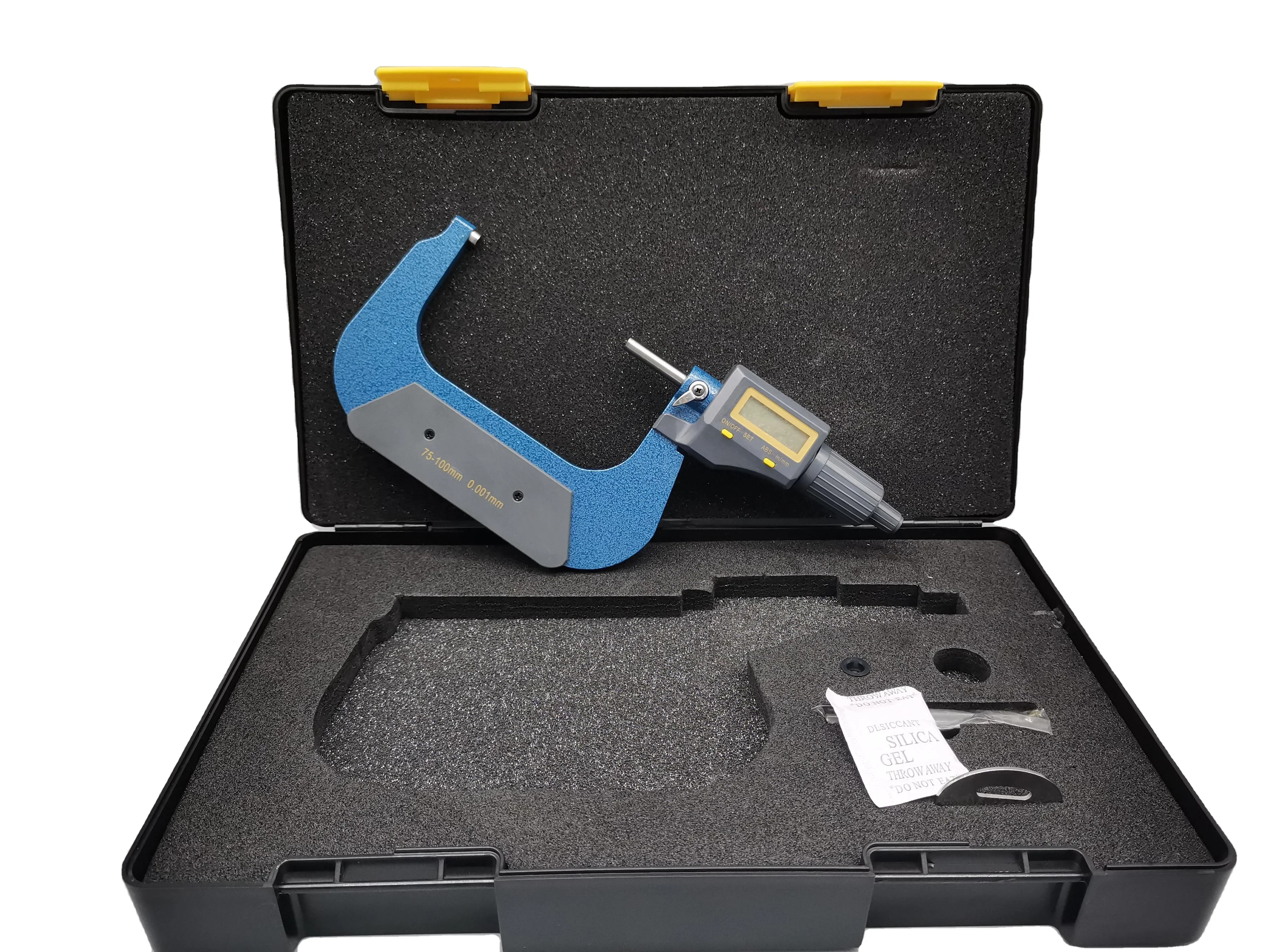 High Precision Digital Outside Micrometer 75-100mm Suitable For Automotive/Aerospace Parts Measurement