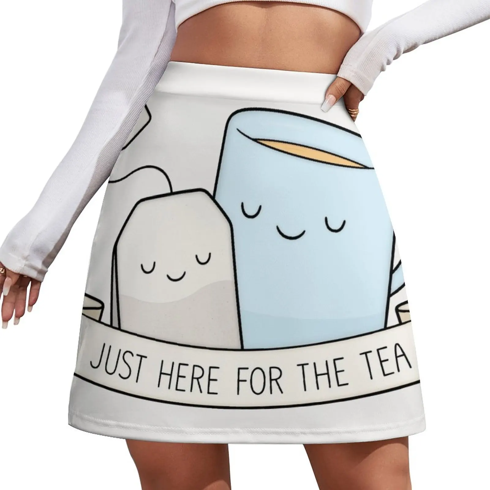 Just Here For The Tea Mini Skirt Kawaii women clothing 2024 new arrivals women's clothing korea stylish