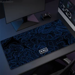 K-Kali Linux Mouse Pad Gaming Laptop Big Mousepad Office Computer Mouse Mat Natural Rubber Anti-Slipn Portable Notebook Mausepad