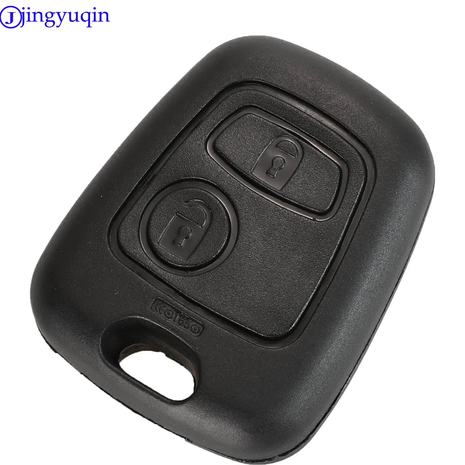 jingyuqin For Peugeot 406 407 408 607 2 Buttons Remote Car key Transponder Chip ID46 434Mhz&NE78 Blade Original keys