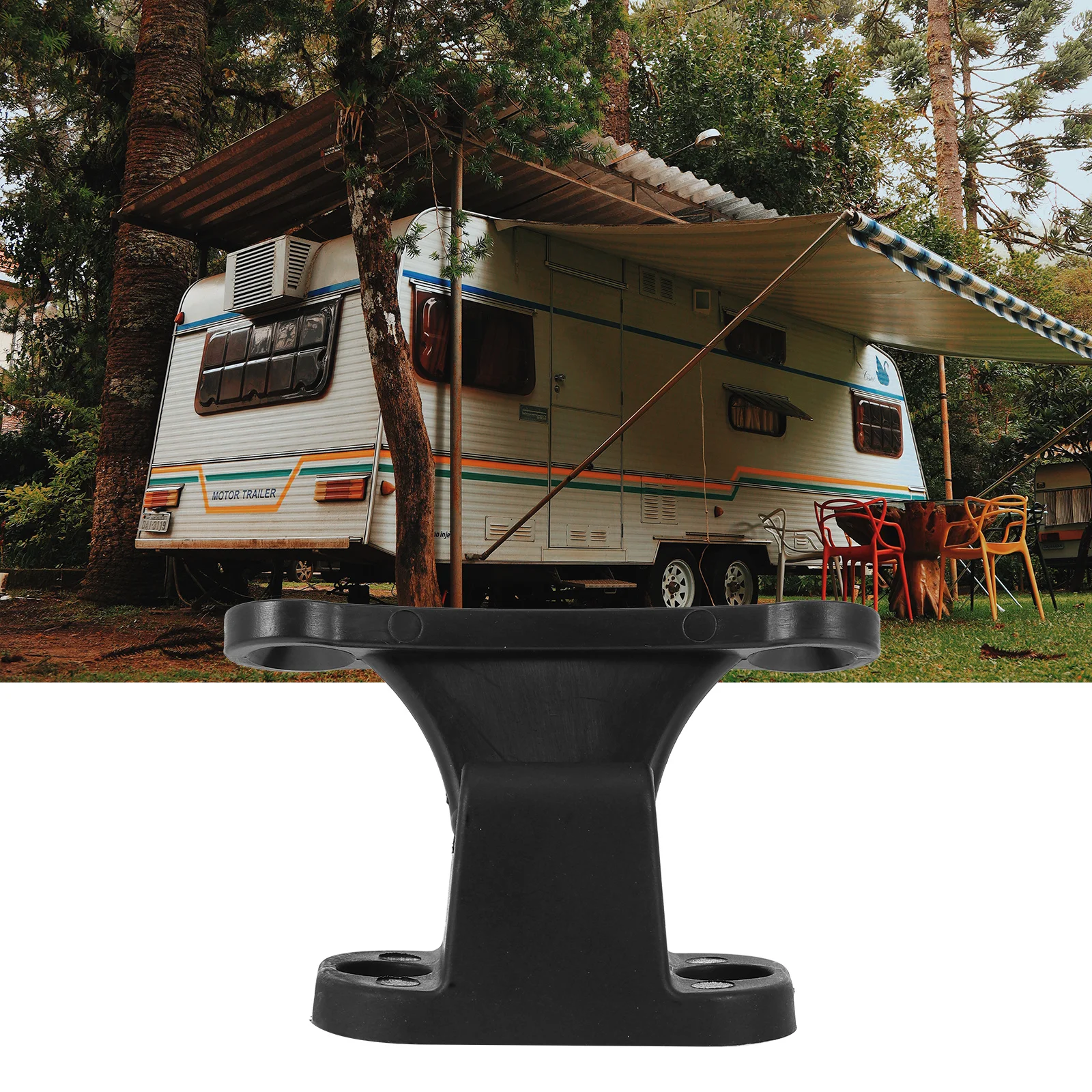 

2Pcs T shaped Nylon Door Holder Retainer RV Camping Accessories Durable Catch Tool Stable Anti shake Long Use Vehicle Parts