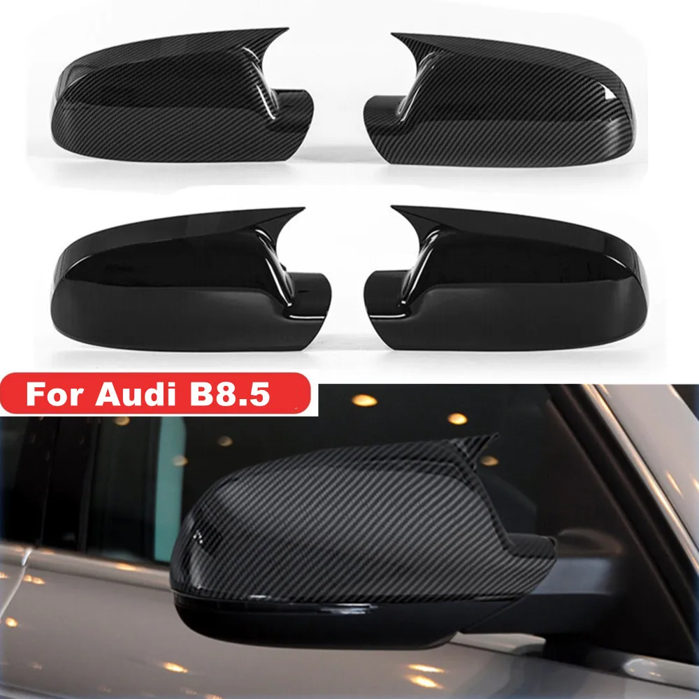 For Audi A3 8P A4 A5 B8 B8.5 A6L A8L RS6 S8 Q3 S5 RS3 Car Rearview Side Mirror Cover Wing Cap Exterior Door Housing Shell Trim