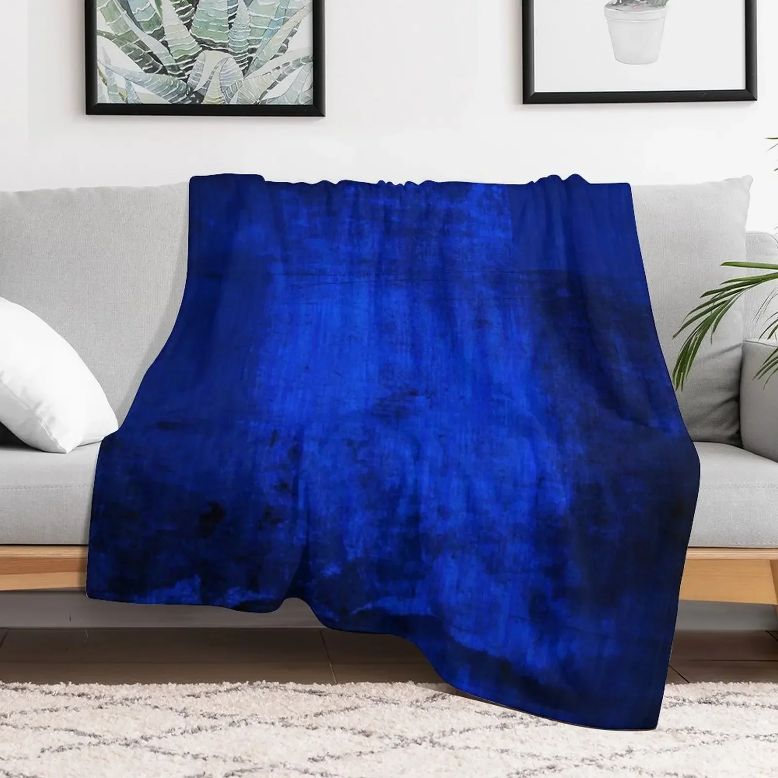 

Blue Velvet Throw Blanket Heavy Soft Plush Plaid Blankets