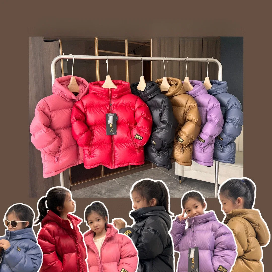 

Children clothes girl Girl child down jacket Winter clothes Outerwear 2023 winter kids winter down jacket Baby winter clothes