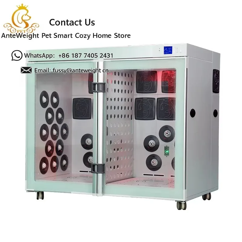 2600W Extra Large Pet Drying Box  Universal Voltage 100-240V Pet Care Room, Suitable for 2 Medium Dogs or 1 Large Dog