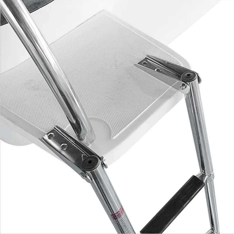 

Telescoping Ladder Deck Outboard Swim Platfrom Marine 2 Steps Stainless Steel Boat Yacht
