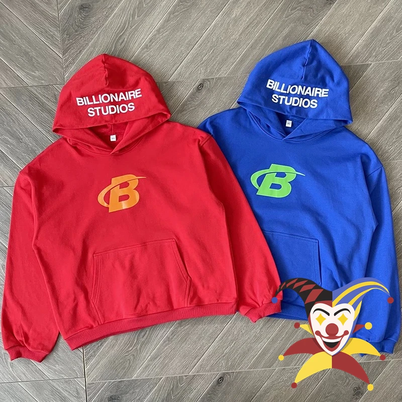 Red Blue Blutosatire Hoodie Men Women Best Quality Heavy Fabric Unisex Pullovers