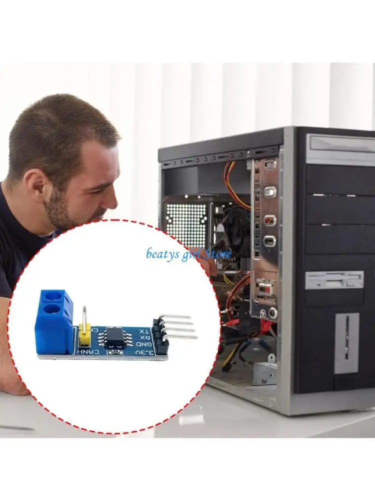 C7AB SN65HVD230 CAN Board Connecting CAN Networking Evaluation Development Board Transceiver 3.3V Protective Communication