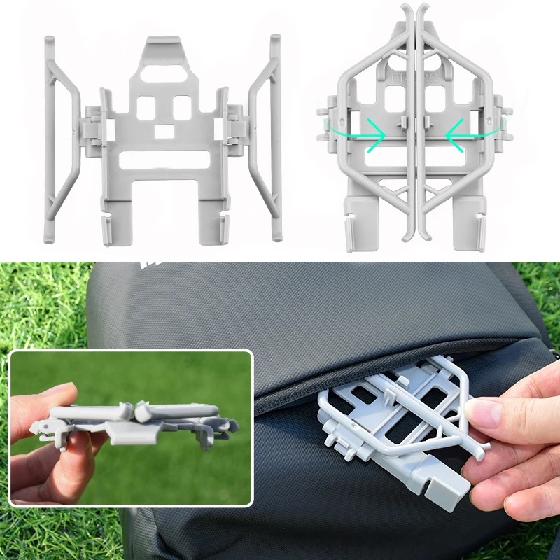 Tren de aterrizaje BRDRC para DJI Mini 3 Pro, soporte para Dron con trineo, soporte Protector de aterrizaje de liberación rápida para accesorios DJI MINI 3 Pro