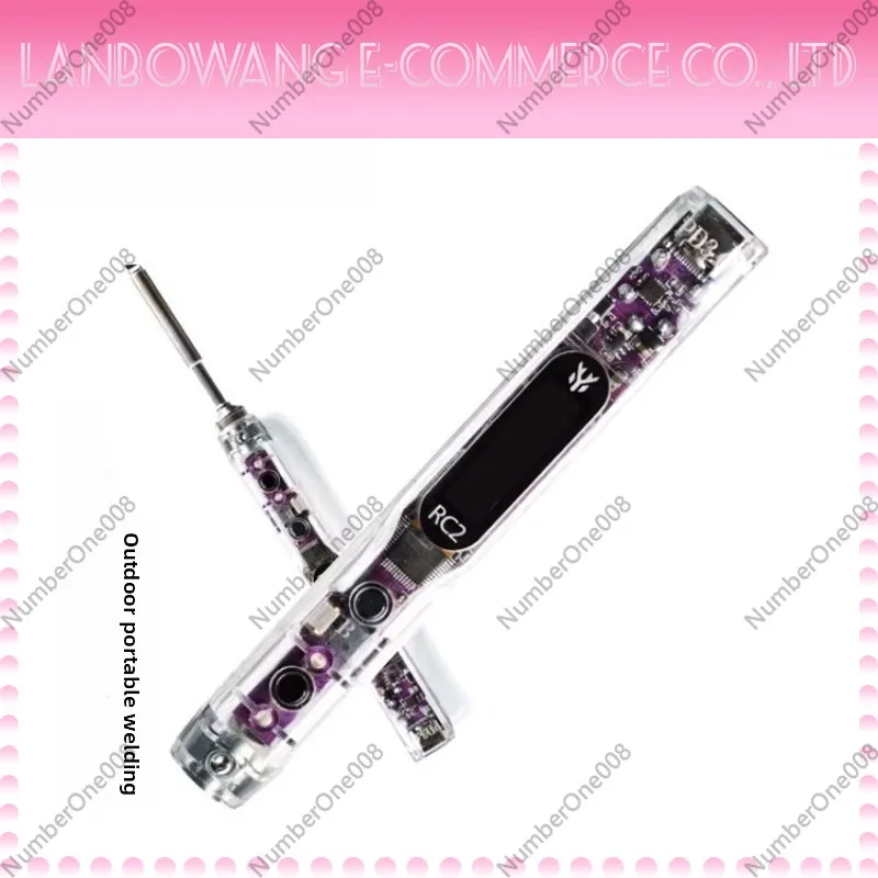 For HGLRC RC2 Portable Constant Temperature 450℃ Smart Soldering Iron for Outdoor FPV Drone Model Repair