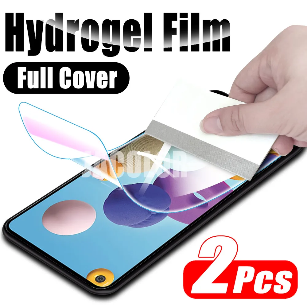 2pcs Hydrogel Film For Samsung Galaxy A22 A23 5G 4G A21s A21 Water Gel Screen Protector Samsun Sansung Galaxi A 22 21 21s 23 5 G