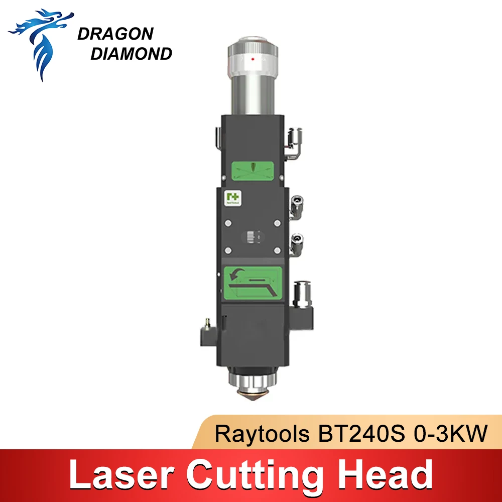 Raytools 0-3KW BT240S Fiber Laser Cutting Head Manual Focusing for QBH Metal Laser Cut FIber Laser Cutting Machine