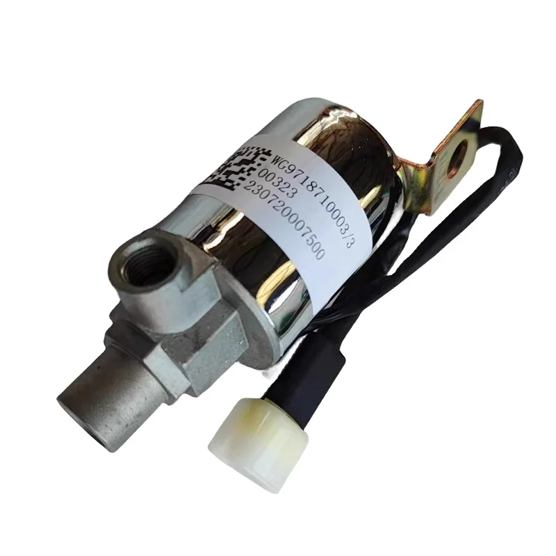 

Оригинальный электромагнитный клапан Air Horn для Sinotruk Howo 380/T7H/T5G/SITRAK | Номер детали : WG9718710003/3