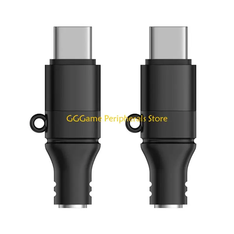 

U55B Plug and Play USB C to 3.5mm Adapter Featuring Builts in Chip for Enhances Audios Quality Wide Device Compatibility