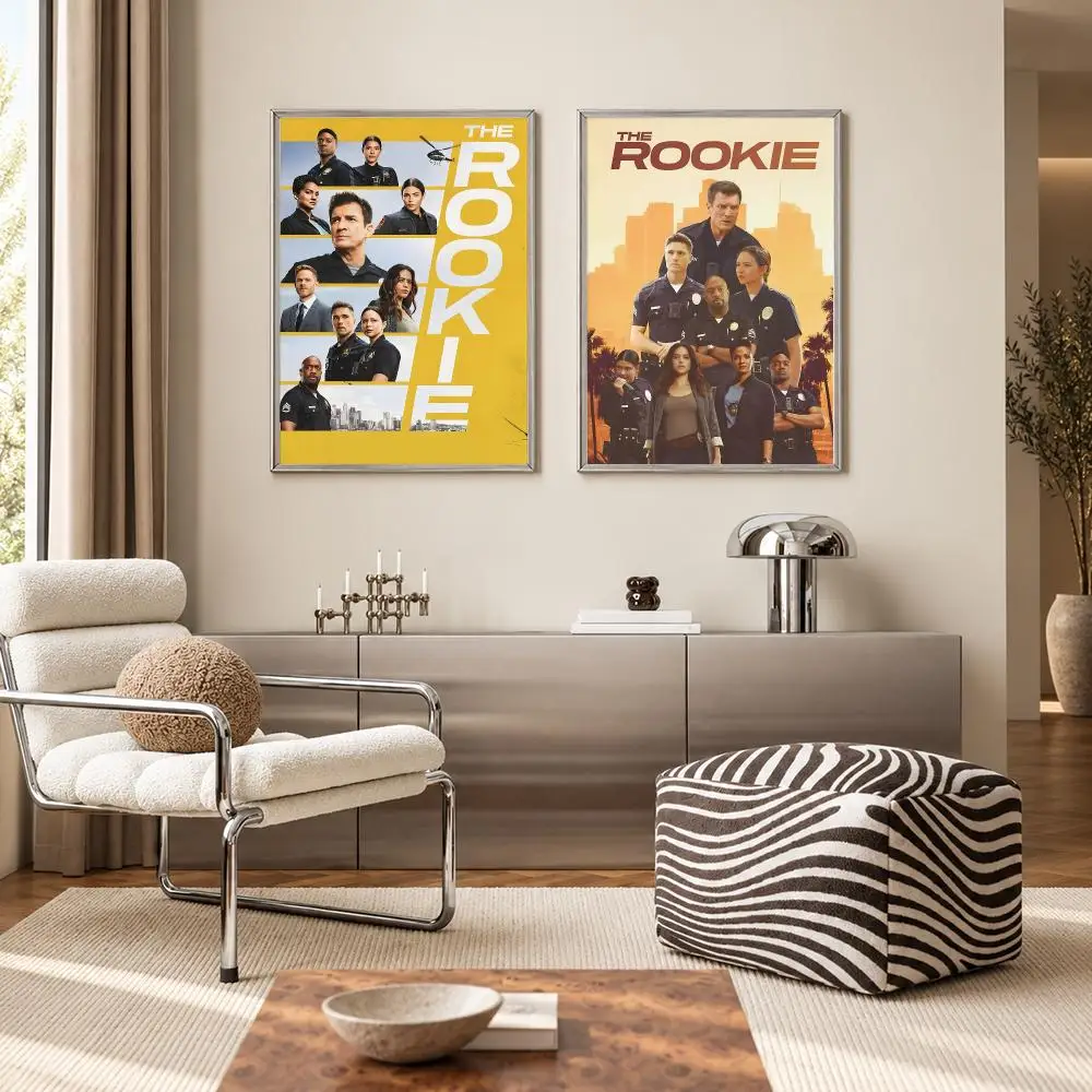 Police Procedural Drama TV Series The Rookie Poster Self‑Adhesive Waterproof PP Poster Coffee Bar Wall Art Home Decor