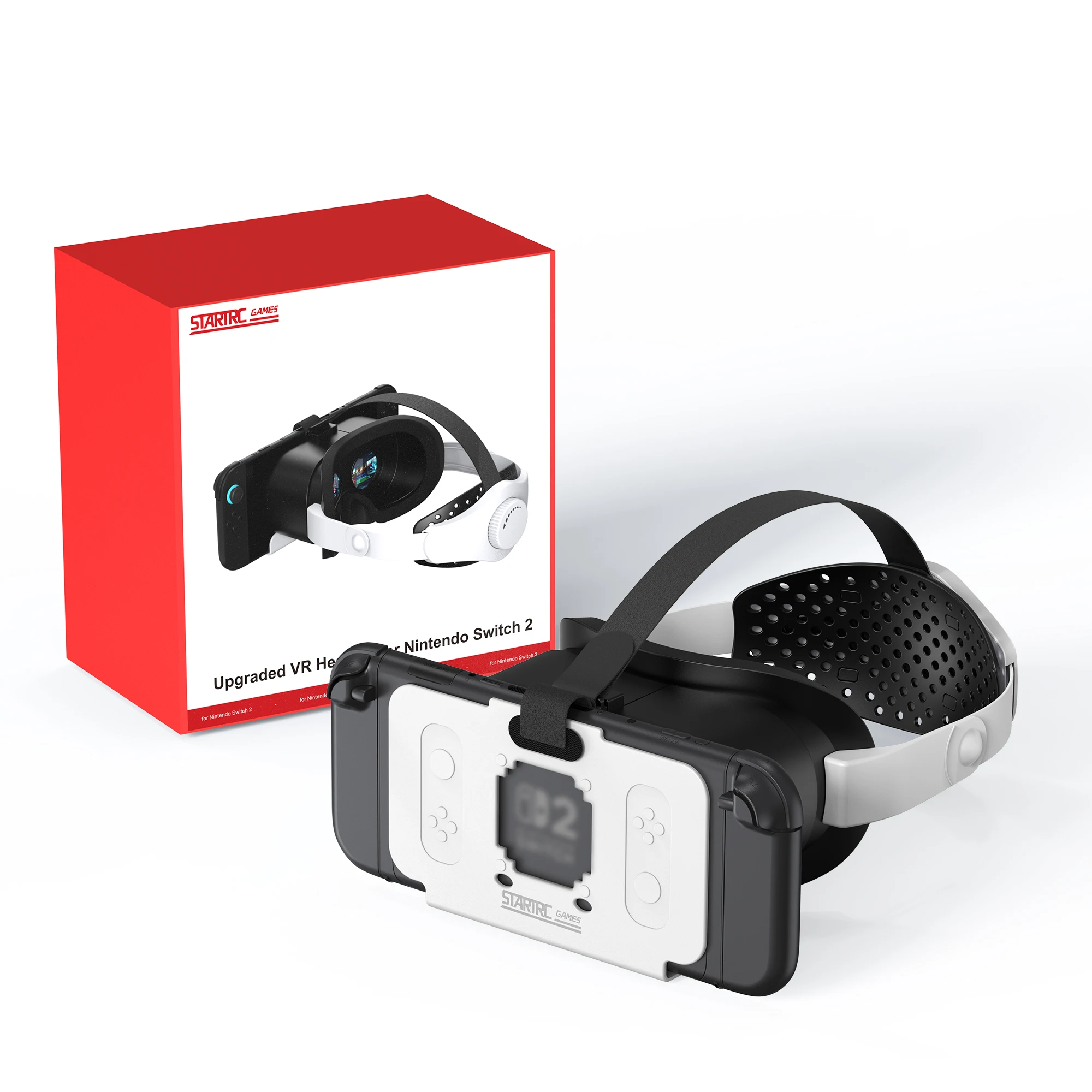 VR-headset W verstelbare hoofdband voor Nintendo Switch 2 3D-bril Virtual Reality-films NS2 VR meeslepende game-ervaring