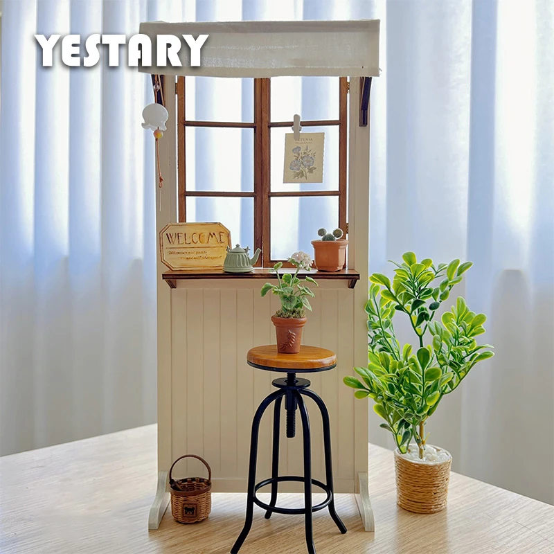 

YESTARY BJD 1/6 Doll Garden Bar Partition DIY Material Kit For Blythe Ob22 Ob24 Dollhouse Accessories Miniature Garden Bar Toys