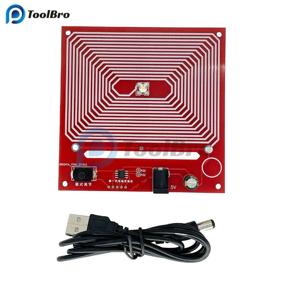 DC 5V 7.83Hz Square Wave Schumann Frequency Generator Non-Adjustable DC 5.5*2.1MM Jack with USB Cable