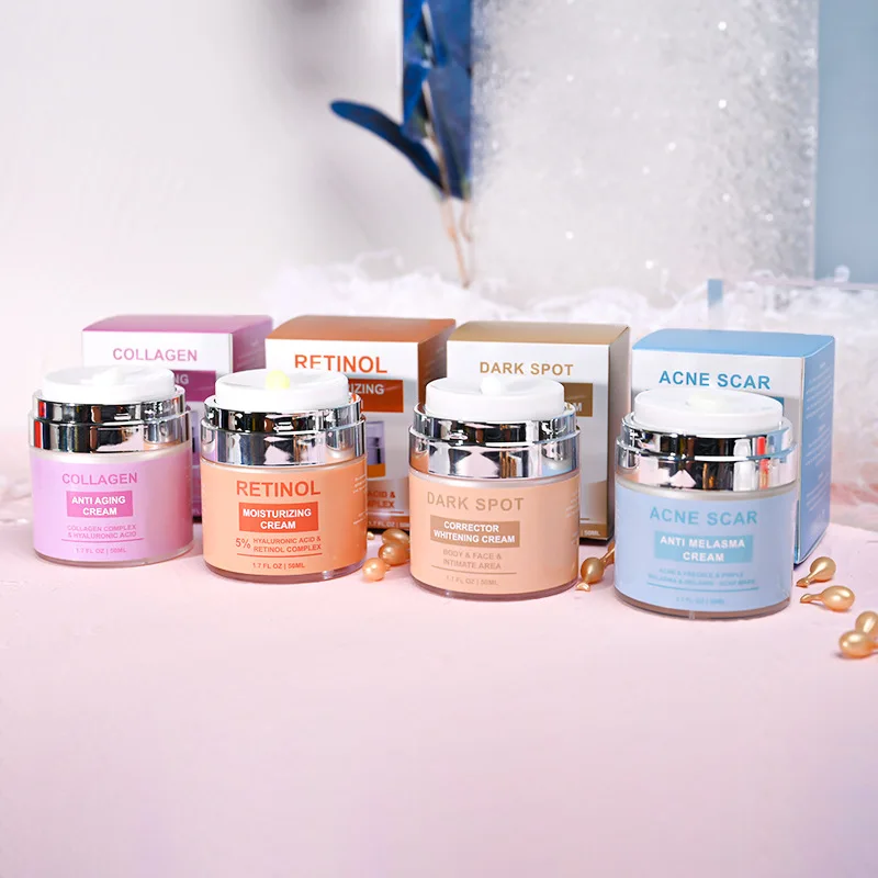 

Crown Diamond Moisturizer Brightening Moisturizing Retinol Collagen Acne Scar Anti-Aging Whitening Face Creams
