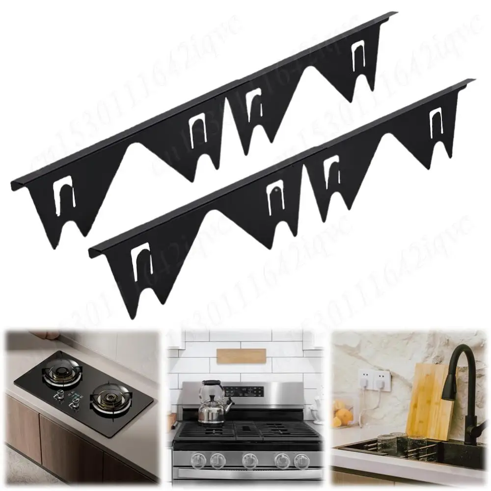 2 Pack Stainless Steel Stove Counter Gap Cover Heat Resistant Retractable Length Stove Gap Guard Stove Gap Covers Or Kitchen