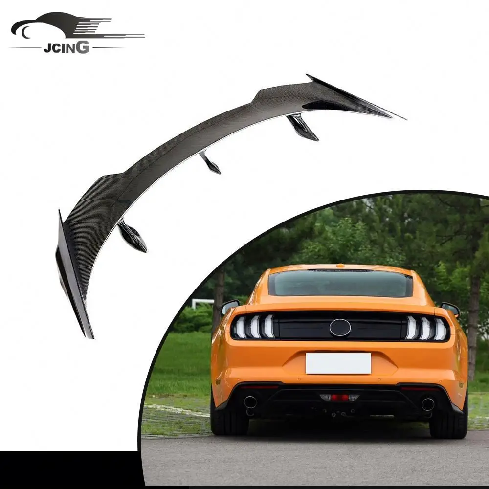 

Suitable for Carbon fiber rear trunk spoiler wings of Ford Mustang Coupe 2015-2019