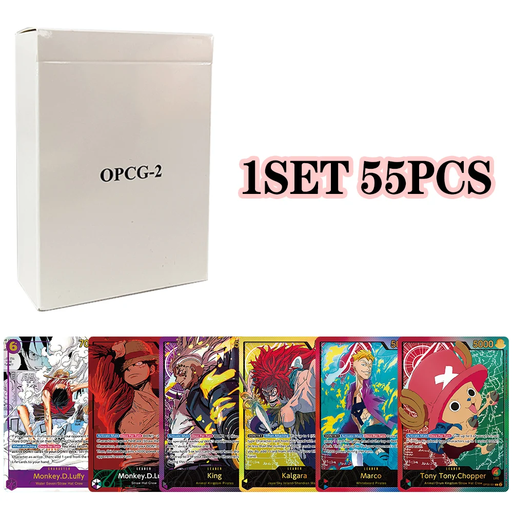 

Карта лидера коллекции OPCG «сделай сам» EB02 Луффи Калгарь Лоу аниме ONE PIECE Прокси-карты PTCG Коллекционная карта английский