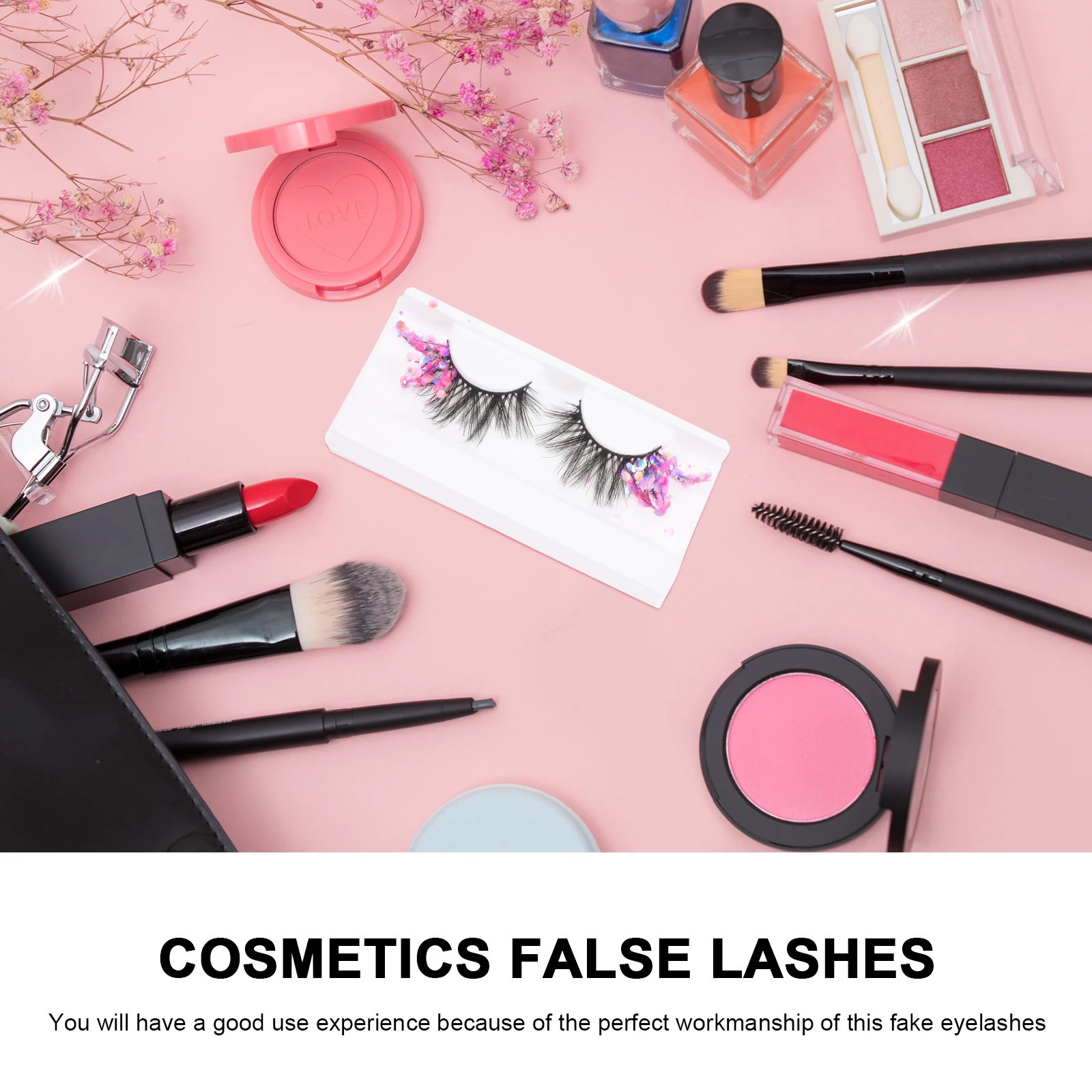 Sztuczne rzęsy z cekinami i brokatem, 1 para, fluorescencyjne sztuczne rzęsy dla kobiet, przedłużanie rzęs, stylowy dodatek do makijażu