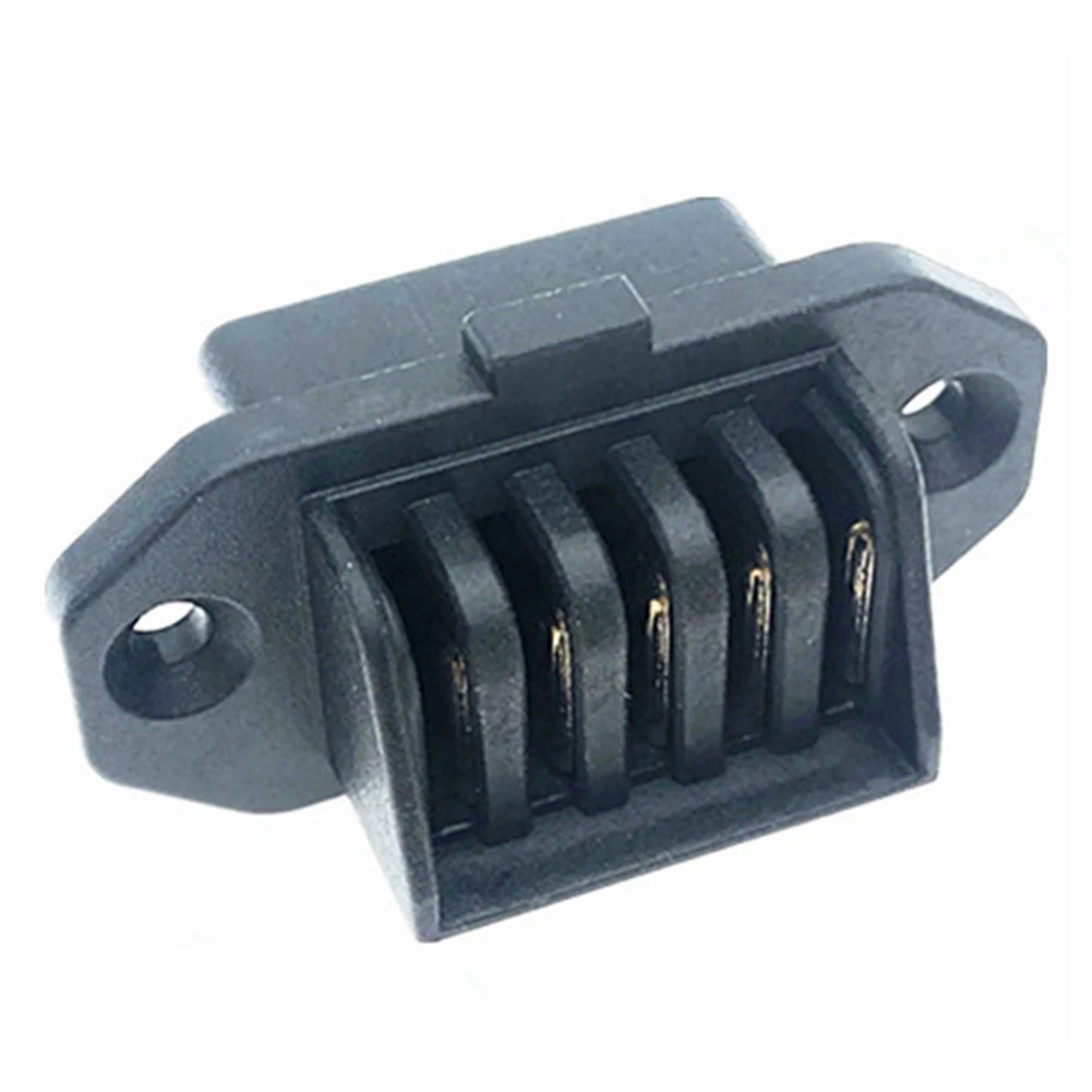 Power Connector 30A Battery Connector 5 Pin Power Connector Power Cord Cable Entry 180 Degrees Compatible With Various Systems