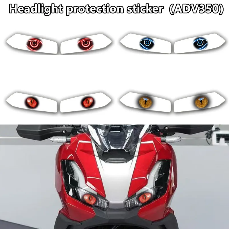 

Waterproof Headlight Sticker Accessories Motorcycle Headlamp Decals Protection For Fit For Honda ADV350 2024 2025 adv 350 ADV350