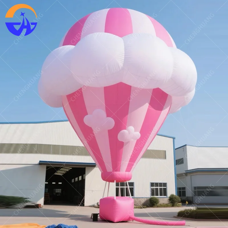 Custom Inflatable Hot Air Balloon Prop Outdoor Shopping Mall Advertising Festival Event Scene Decoration