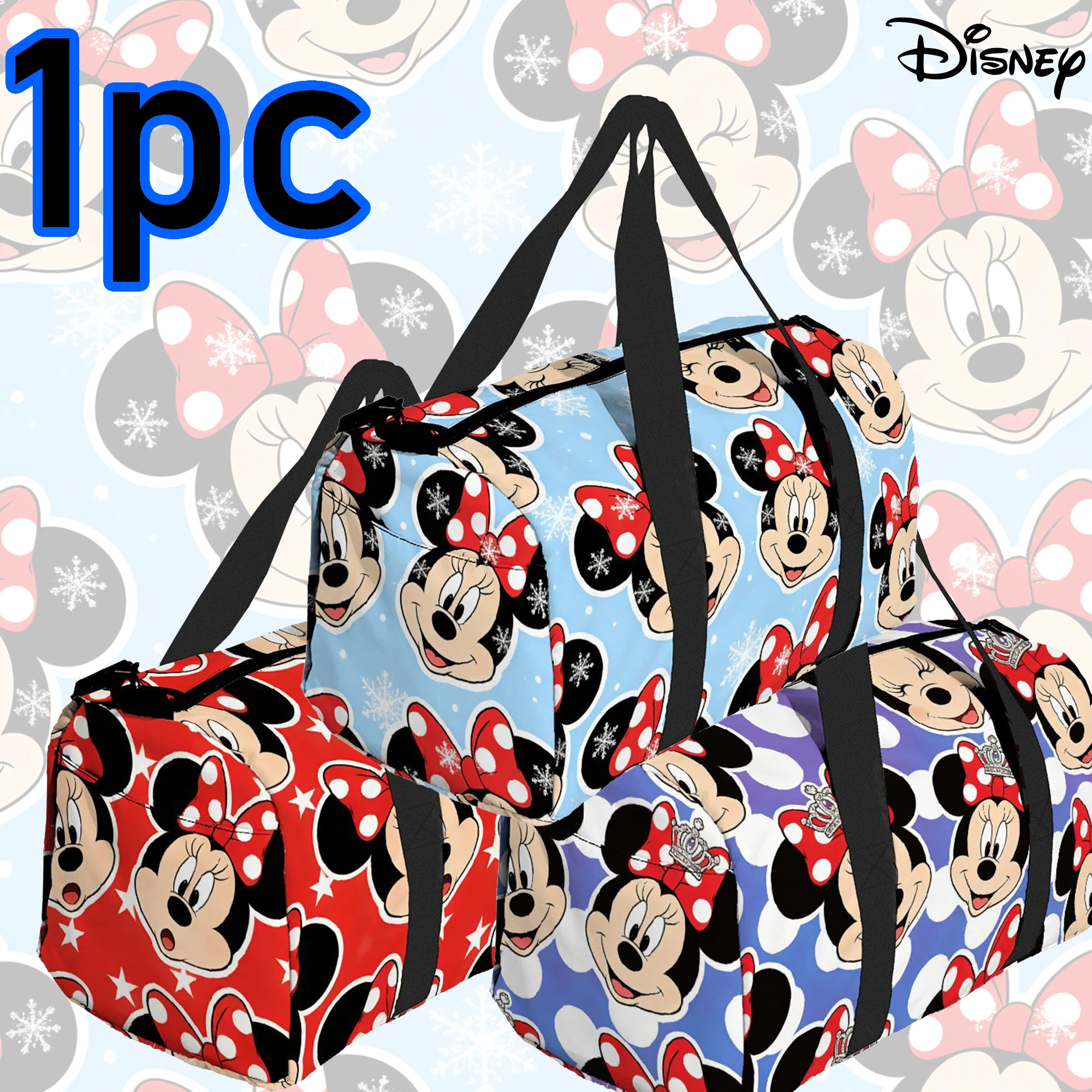 

Сумка Disney Sweet Minnie, милая, модная, сумка-тоут, спортивная сумка, сумка через плечо, высокое качество, большая вместимость, модный подарок, для повседневных путешествий