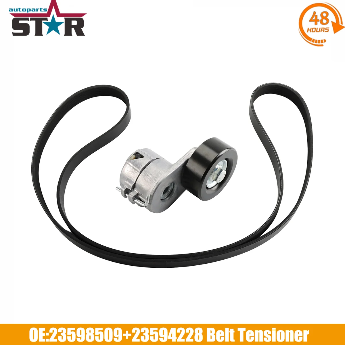 Kit de ensamblaje del tensor de la correa de transmisión serpentina para Tornado Van 1.5L 2021 2022 2023 2024 23598509 23594228