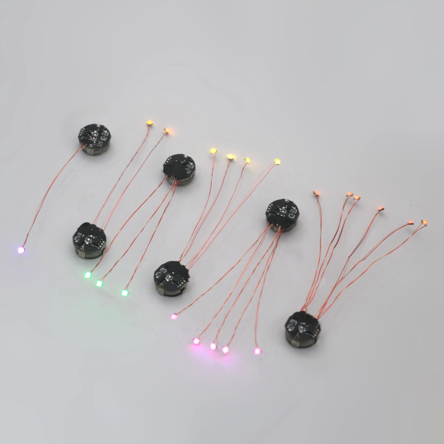 Wired 5cm Magnetische Steuerung Lampe Led Magnetron Licht Modell W Batterie Diy Auto Spielzeug Beleuchtung Diorama Gunda Roboter Weihnachten baum