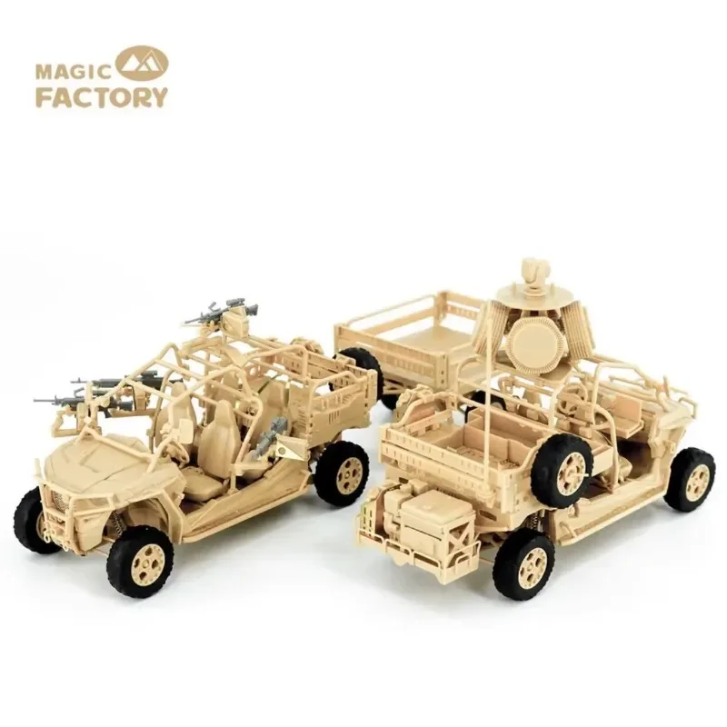 Magic Factory 2005 Model Kit MRZR D4 Dual Combo (Armed Type / Trailer & Anti-Drone Type) Light All Terrain Assault Vehicle 1/35