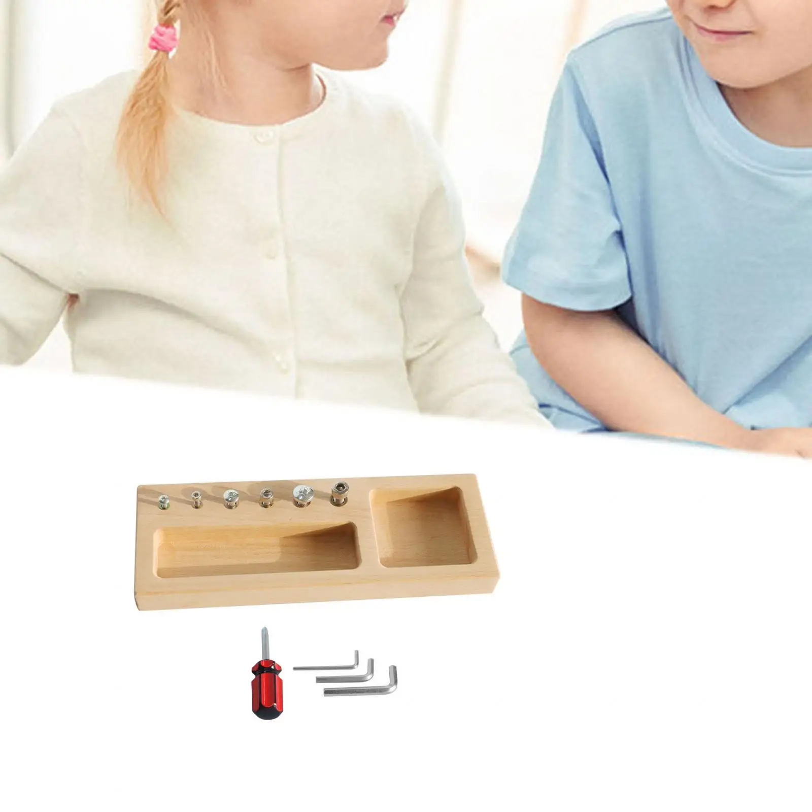 Conjunto educacional Screwdriver Board, Habilidade básica Brinquedos, Atividades Ferramenta