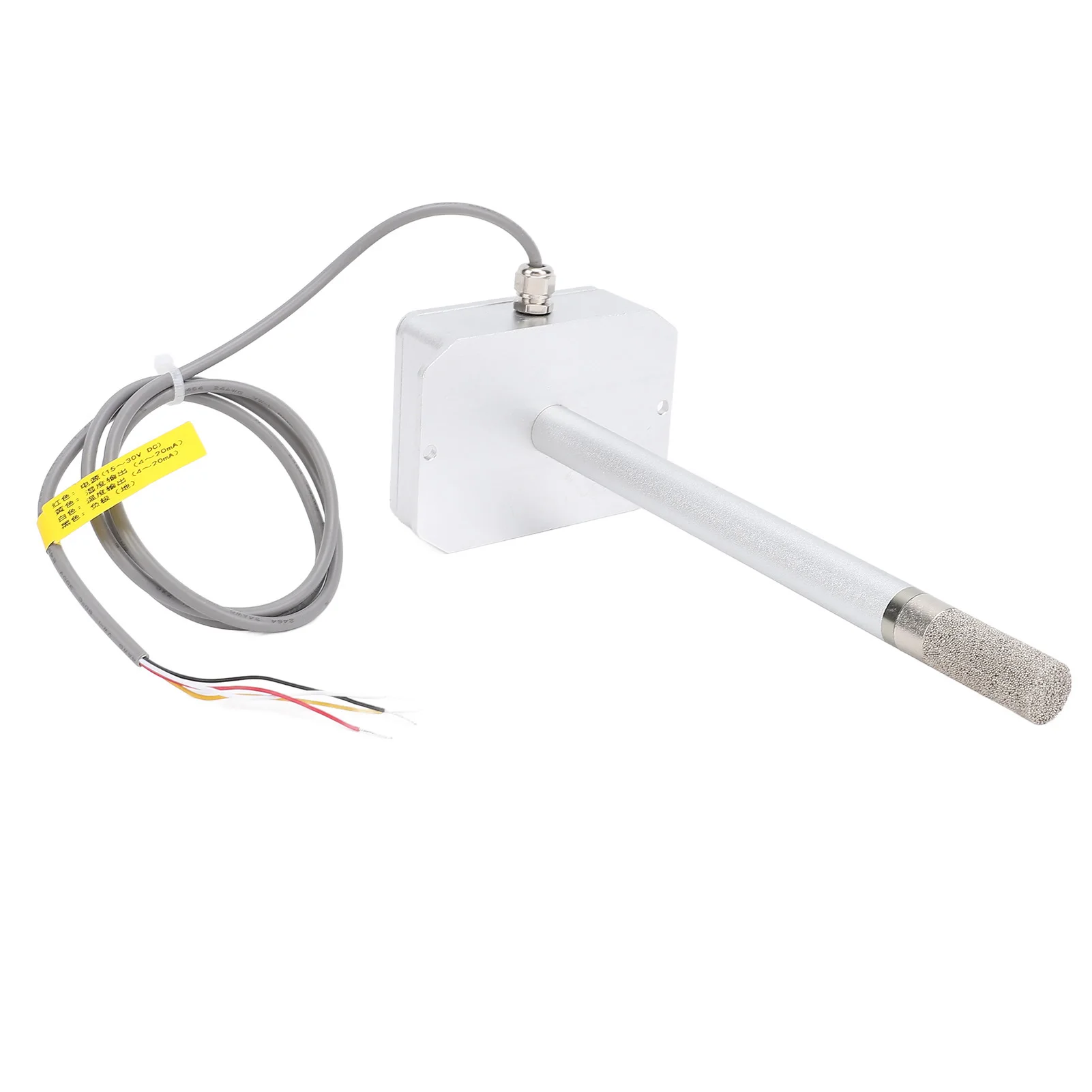 جهاز إرسال درجة الحرارة والرطوبة مستشعر أنبوبي رقمي صناعي مثبت على الحائط 15 فولت ‐ 30VDC 4 ~ 20mA مستشعر درجة الحرارة والرطوبة