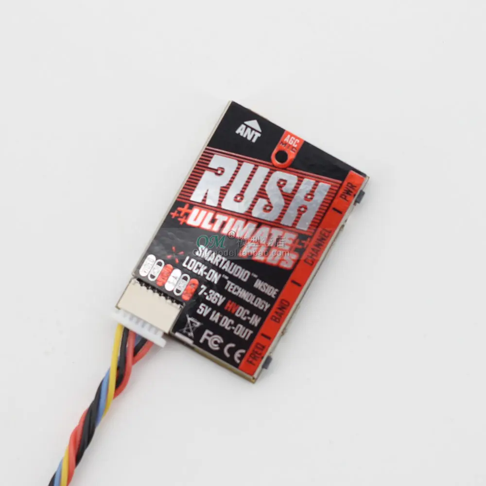 

RUSHFPV RUSH Tank Ultimate Plus 5.8G 48CH RaceBand Pitmode 25mW 200mW 500mW 800mW Adjustable FPV VTX 2-8S for FPV Drones