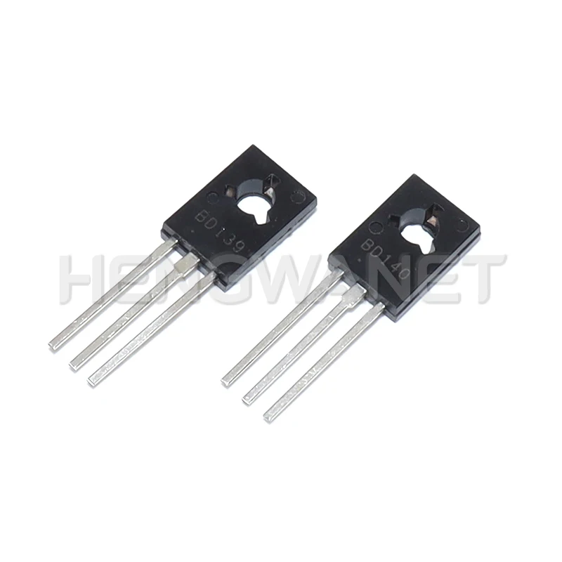 20PCS BD139 BD140 10Pair (10PCS BD139 + 10PCS BD140) TO126 TO-126 New Voltage Regulator IC
