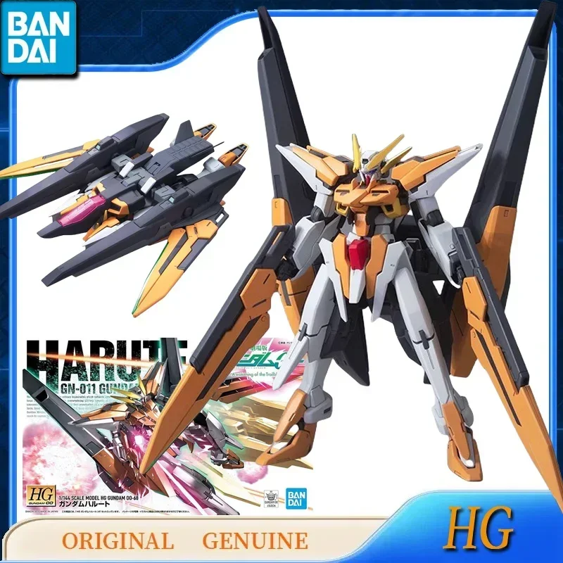 Bandai Original HG GUNDAM 0067 0068 0069 GN-010 ZABANYA GN-011 HARUTE CB-002 RAPHAEL Anime Figures Toys for Kids Gift Assembly