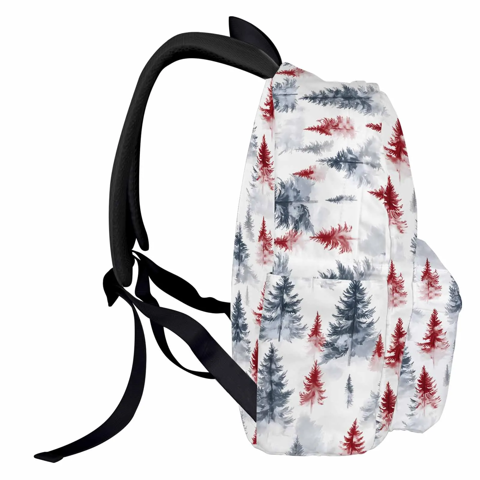 

Winter Forest Plants Backpack Teenagers Student School Bags Laptop Custom Backpack for Men Women Travel Bag